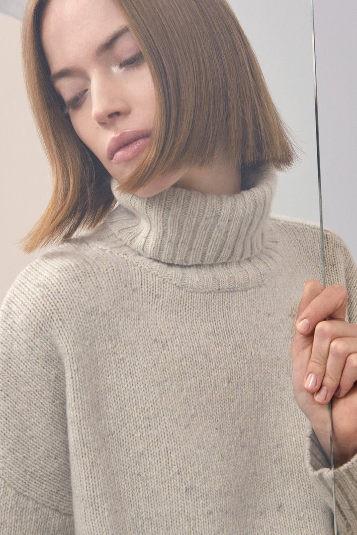 Fantasy Yarn Oversize Turtleneck