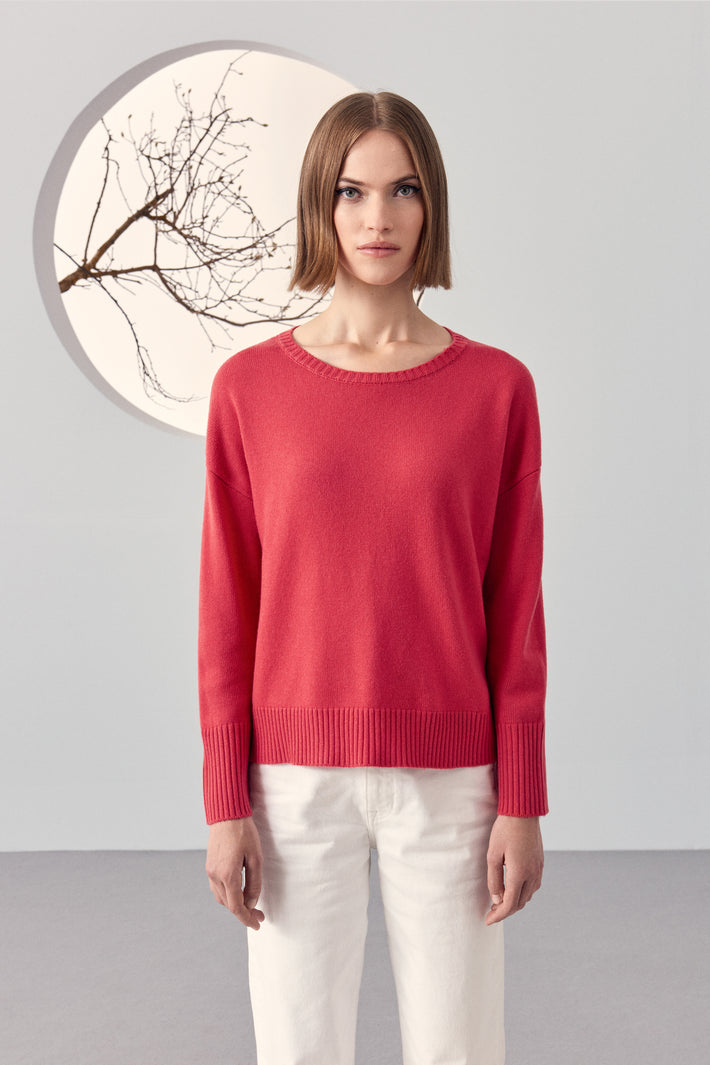 Ribbed Detail Sweater