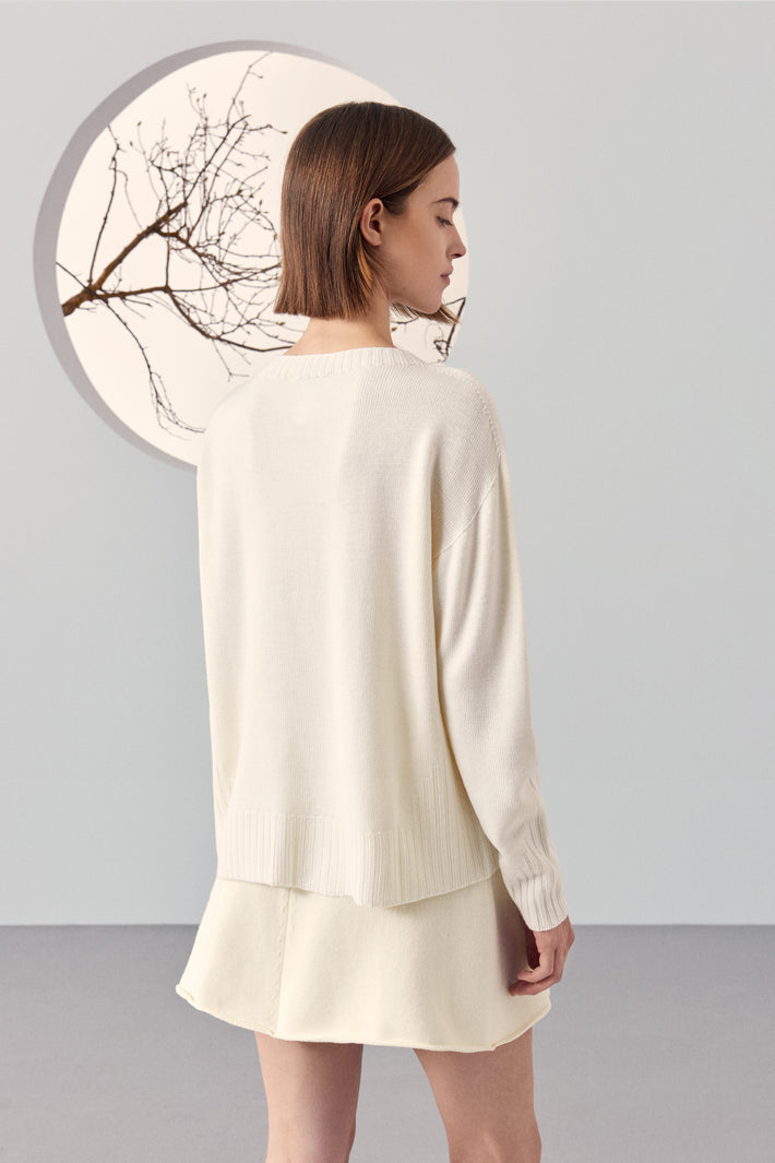 Wide Neck Sweater
