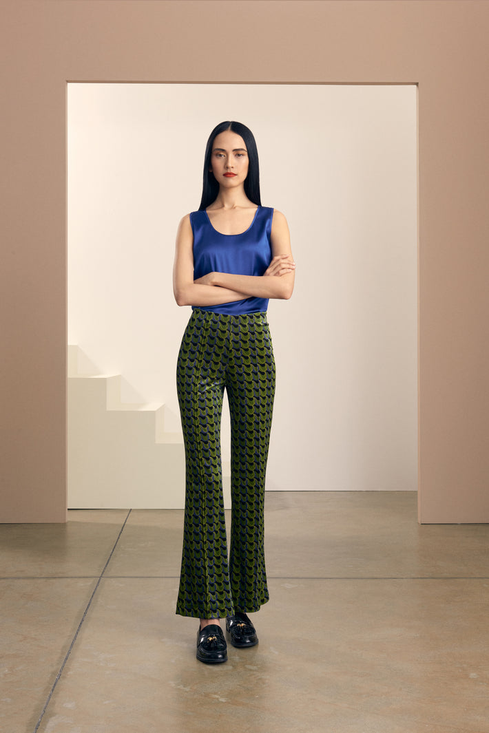 Pantalone Flare Velluto